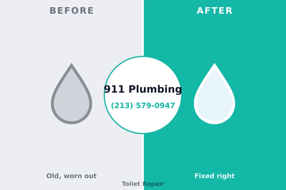 Before and after: plumbing repair Eyota, MN